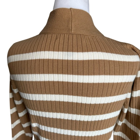 Ralph Lauren Brown and Tan V-Neck Sweater - Picture 6 of 16